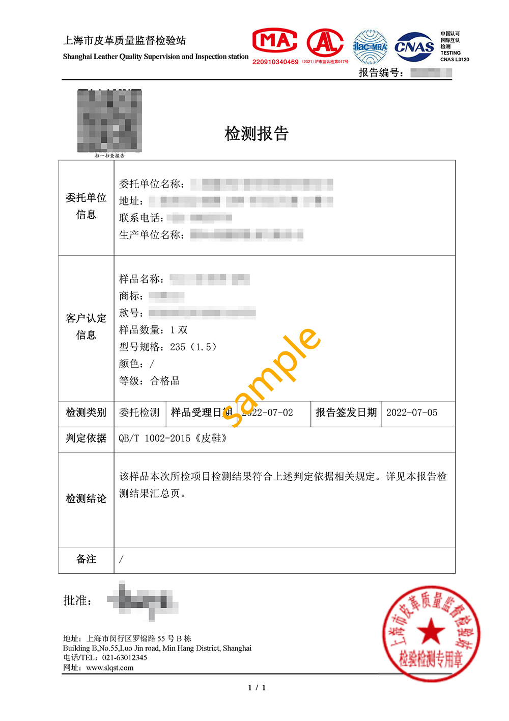 中文報告樣本